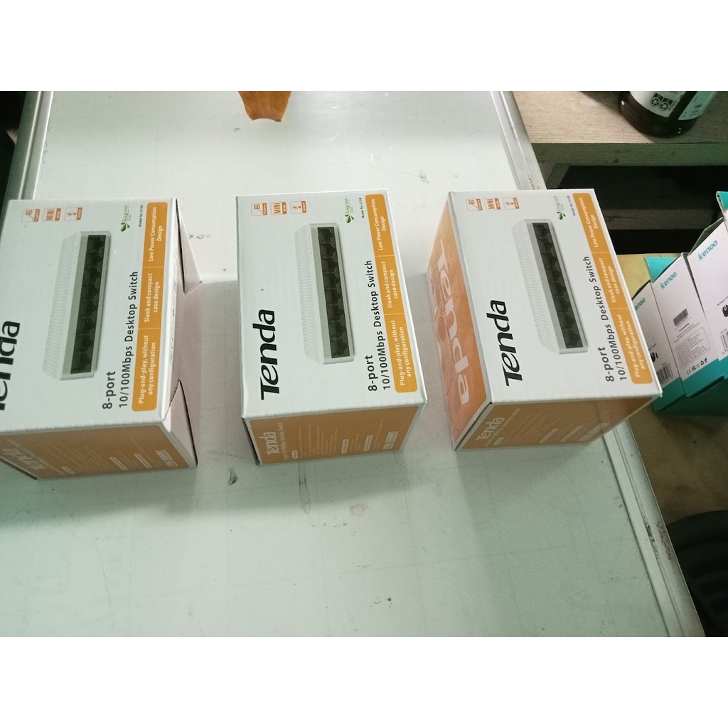 Swith 8 cổng Tenda S108 nhỏ gọn chính hãng