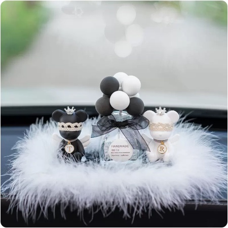 Set Gấu Thiên Thần Xinh Xắn Trang Trí Taplo Oto, Nước Hoa Oto