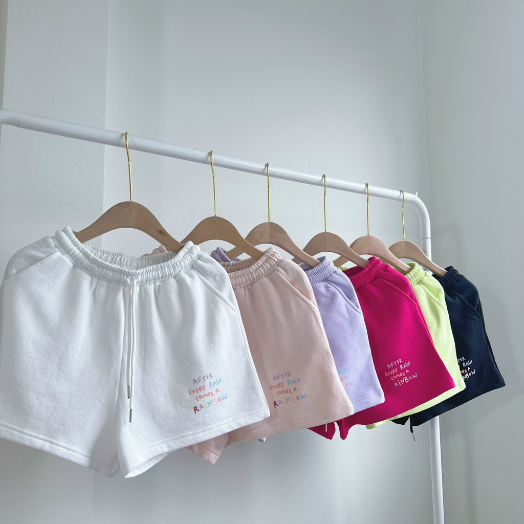 Quần short thun nữ cạp chun đủ màu