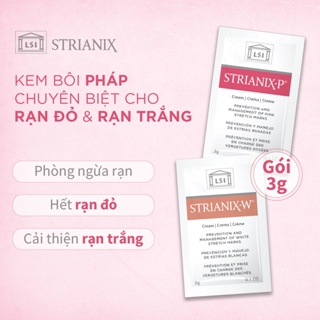 Kem Rạn STRIANIX Ngăn Ngừa Và Làm Mờ Rạn Đỏ Và Rạn Trắng Nhập Khẩu Từ Pháp - Gói 3g Dùng Thử