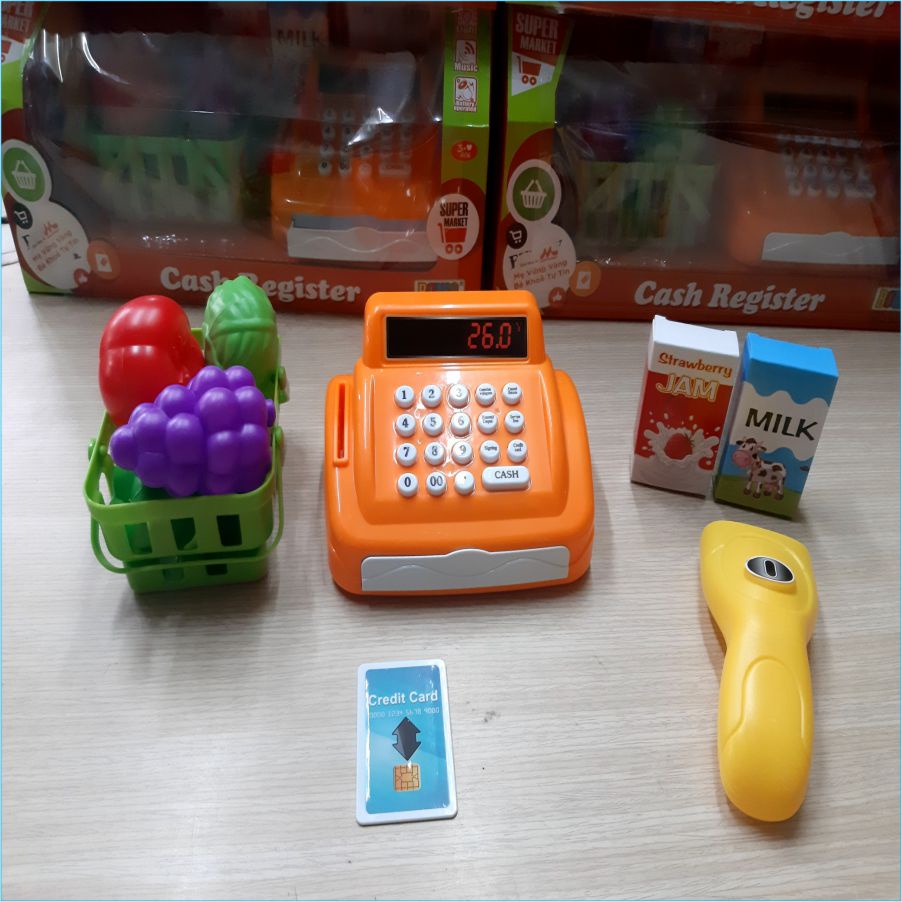 Máy tính tiền siêu thị đồ chơi cho Bé - Tuổi Thơ Shop