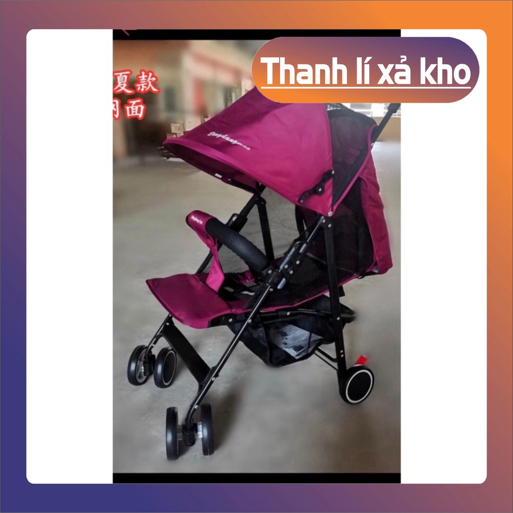 Xe đẩy sơ sinh 3 tư thế nằm ngả ngồi cho bé , gấp gọn
