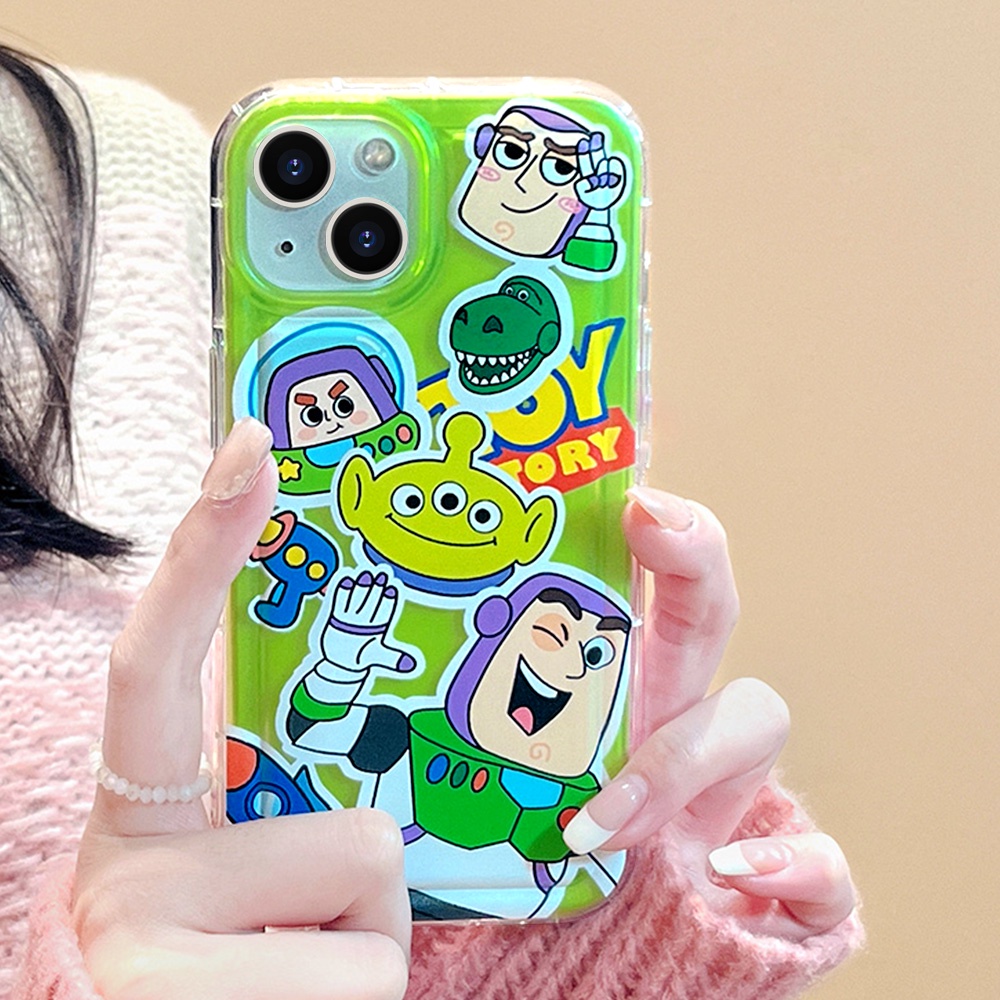 Ốp Điện Thoại TPU Dẻo Họa Tiết Hoạt Hình Buzz Lightyear / Dâu Tây Dễ Thương Cho IPhone 11 12 13 14 Pro Max XS XR 7 8 6 Plus