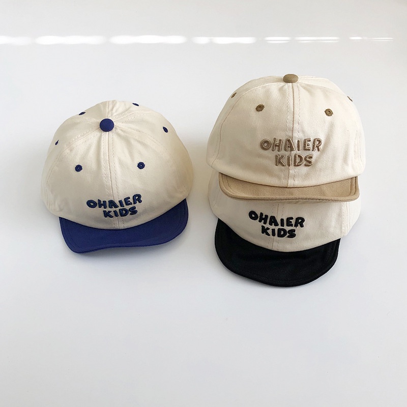 Mũ Bóng Chày Mềm Mỏng Chống Nắng Thêu Chữ Phong Cách Nước Ngoài Thời Trang Xuân Hè Cho Bé Trai Và Bé Gái