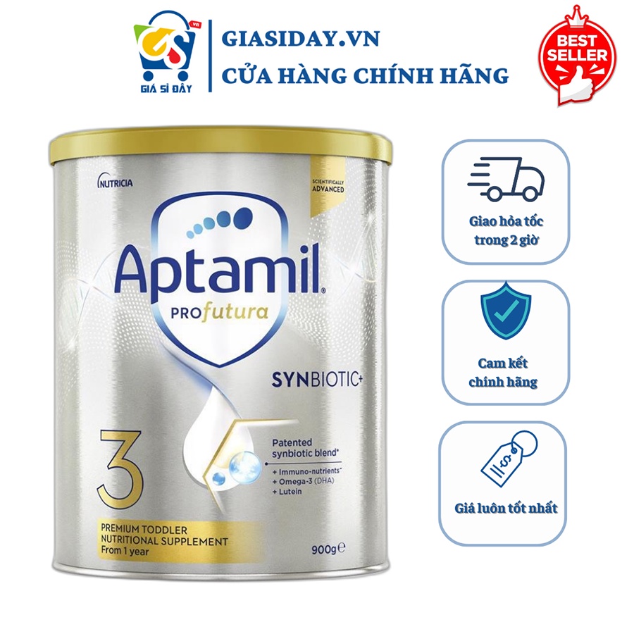 Date 2025 Sữa Aptamil Profutura Úc Synbiotic Số 3 - Sữa Bột Công Thức 900g