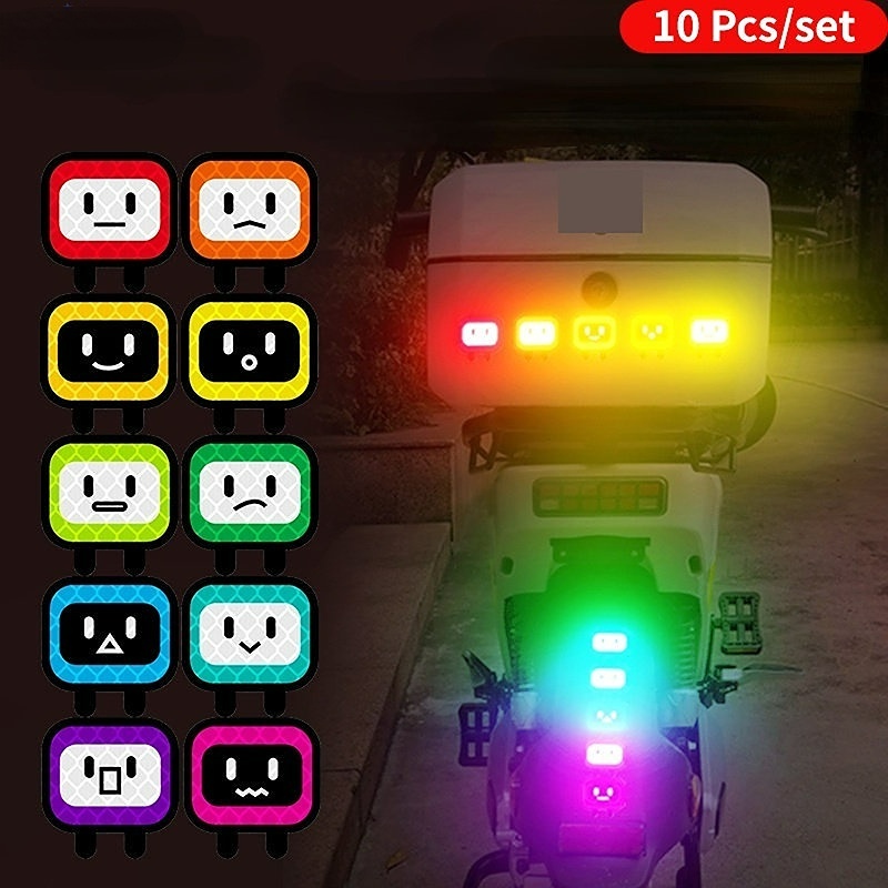 Miếng Dán Phản Quang Chống Trầy Xước Trang Trí Xe Hơi / Mũ Bảo Hiểm Cá Tính