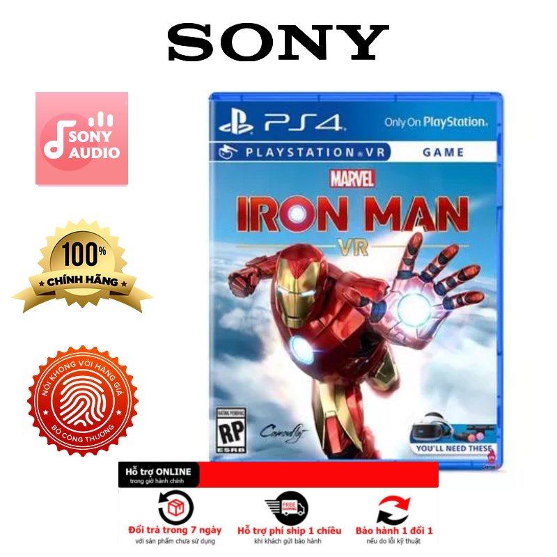 Đĩa game SONY PS4 Iron Man VR PCAS-05111E hàng chính hãng