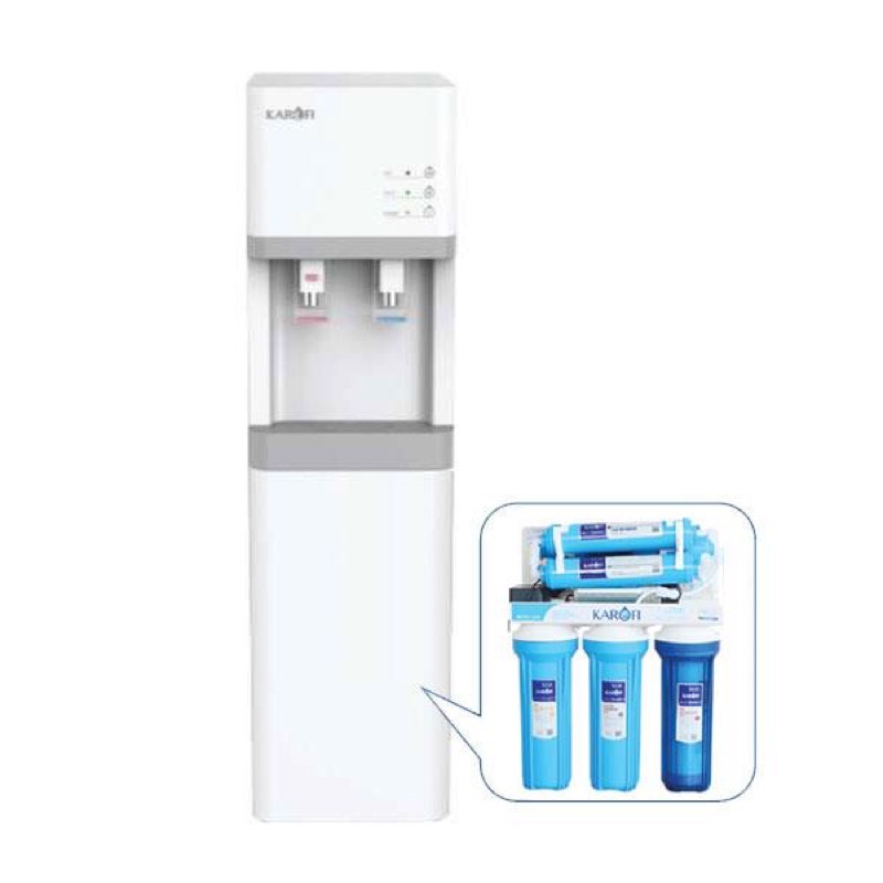 Cây nước nóng lạnh tích hợp máy lọc nước ro KAROFI HCV200Ro