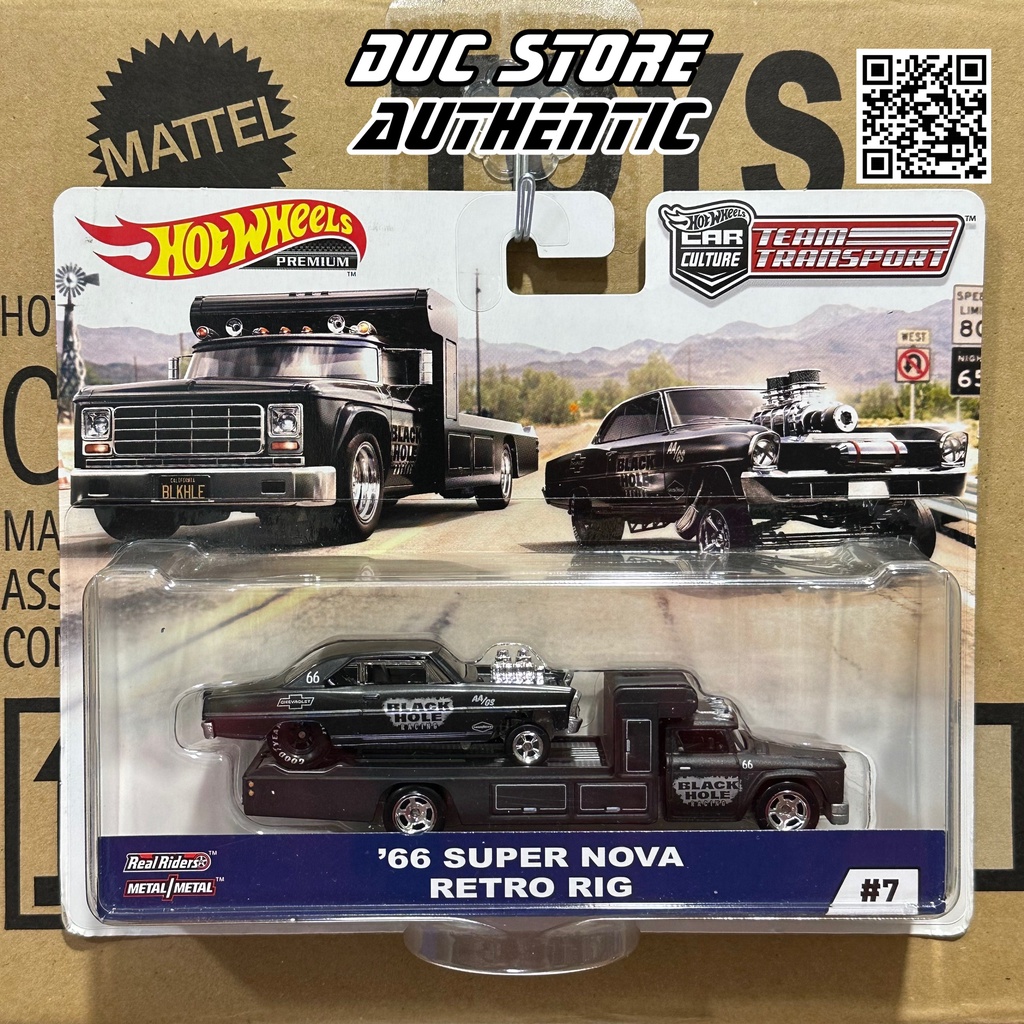 ducstore.vn Xe mô hình FYT09 Hot Wheels Team Transport 66 Super Nova Retro Rig