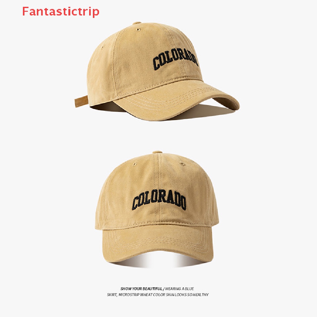 Mũ Lưỡi Trai Chất Liệu Cotton Mềm Mại Thêu Họa Tiết Colorado Phong Cách Hàn Quốc Thời Trang Cho Nữ