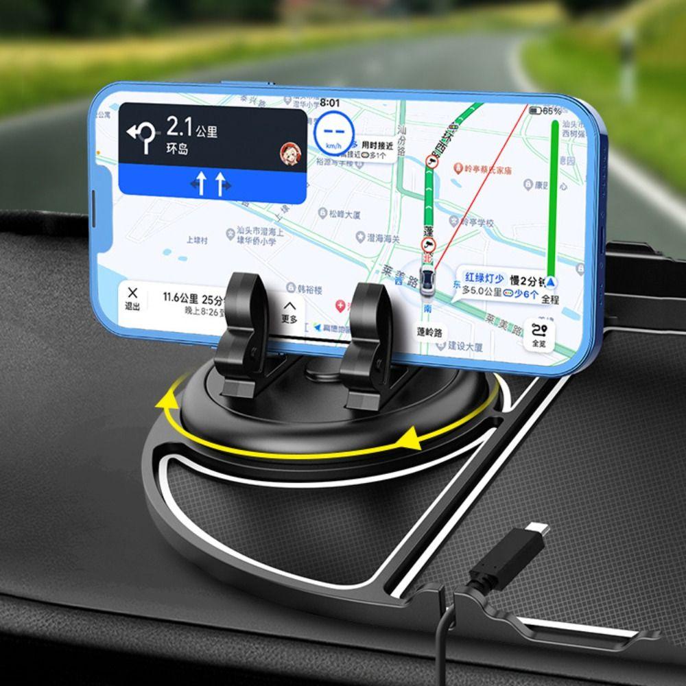 Giá Đỡ Điện Thoại / Biển Số Xe Hơi Chống Trượt Tiện Dụng