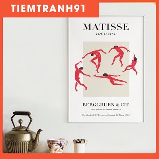 Tranh treo tường | Tranh Matisse Cutouts - The Dance, Dancing Figures, Printable Wall Art, Matisse Poster