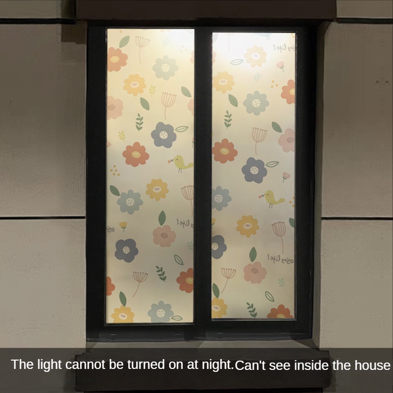 Hộp Phấn Trang Điểm Đa Năng Tiện Dụng# Phim Dán Trang Trí Cửa Kính Phòng Tắm Chống Oxy Hóa Họa Tiết Hoa