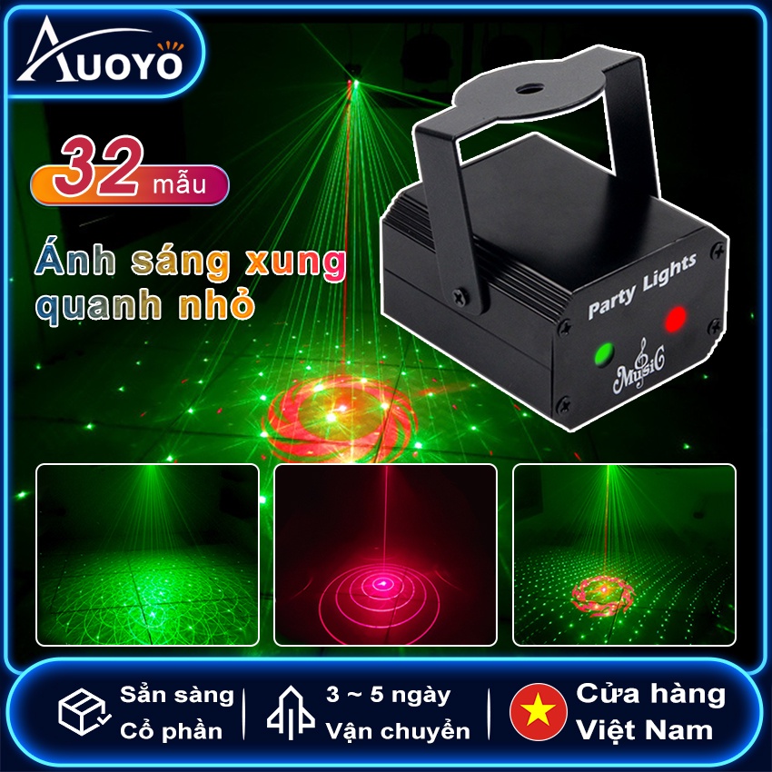 Đèb chiếu laser Auoyo hiệu ứng theo nhặc thích hợp cho sân khấu vũ trường