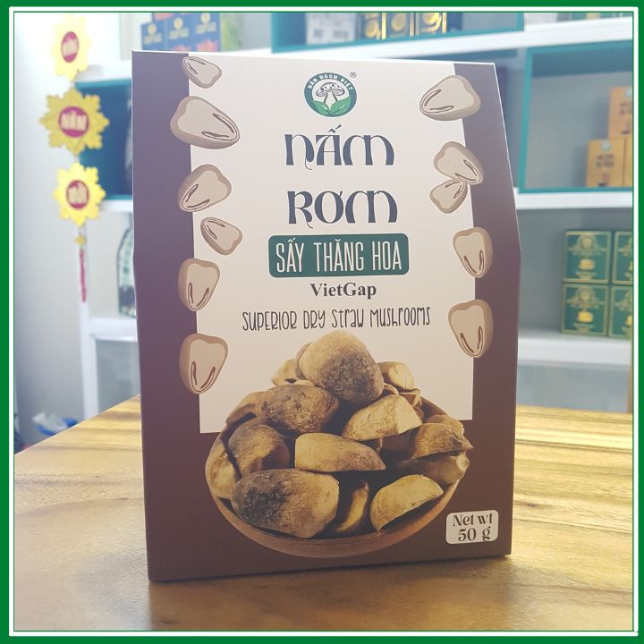 Nấm Rơm Sấy Khô  Không Mất Dinh Dưỡng Và Hình Dạng Màu Sắc Nấm