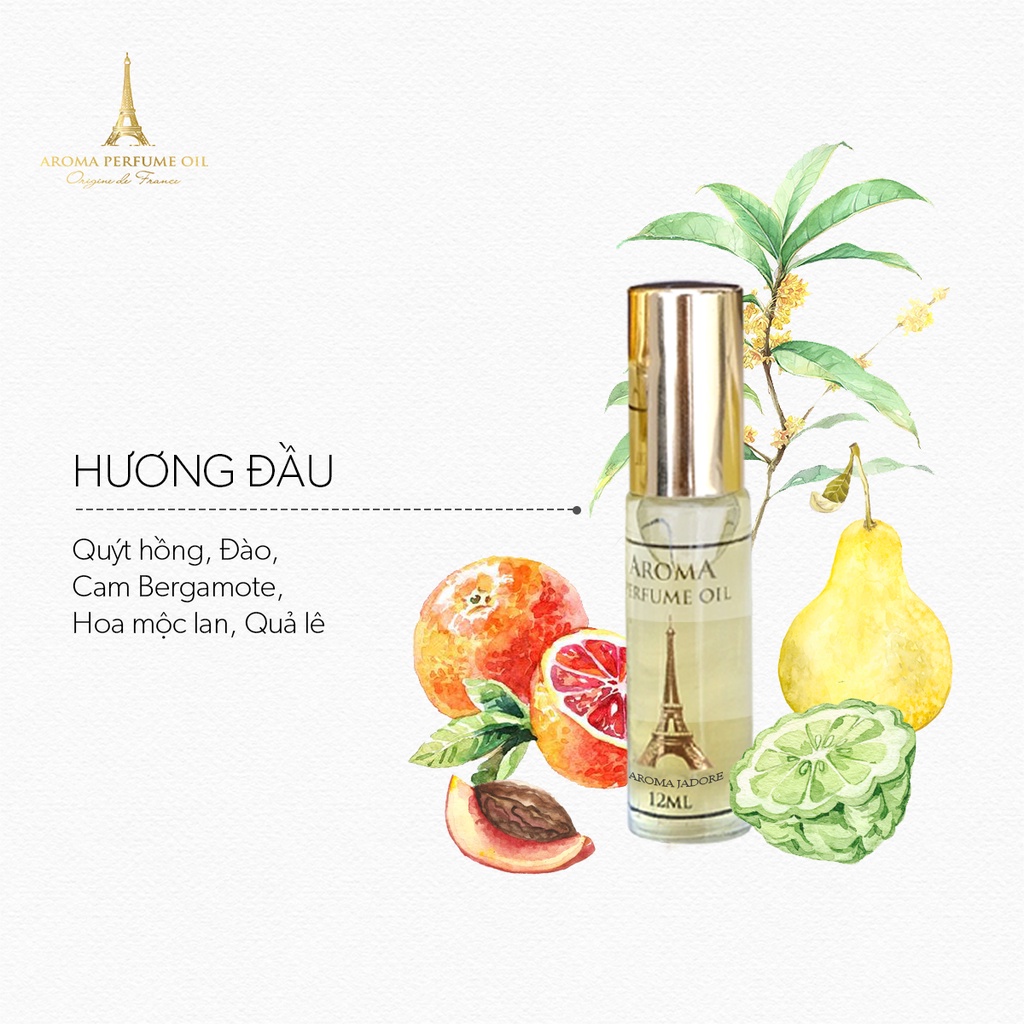 Nước Hoa Pháp AromaDior Jadore Nữ Tính, Nồng Nàn, Gọi Cảm