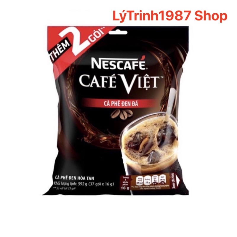 Cà phê Việt đen đá - Bịch 35gói + Thêm 3gói ( bịch 38gói )