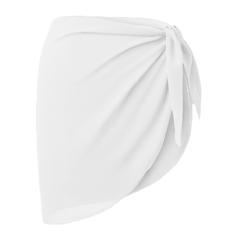 Khăn choàng che bikini trắng, đen quyến rũ sành điệu vải voan (45cm x 60cm) bikiniMe R92