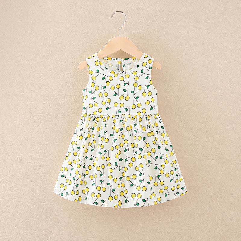 Váy Không Tay Mùa Hè Cho Bé Gái - Mẫu Mới
