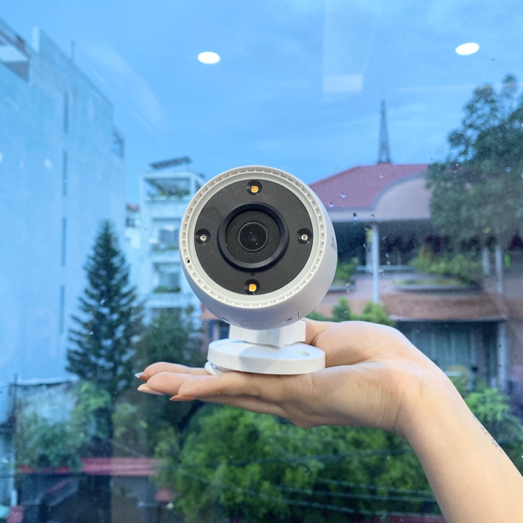 Camera wifi Ezviz ngoài trời AI thông minh, màu ban đêm, đàm thoại, C3TN 3MP 2K