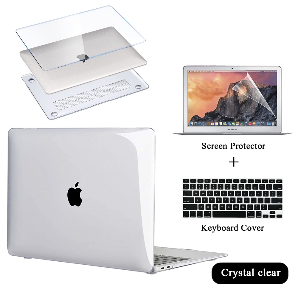 Dây Đeo Thay Thế Cho Apple MacBook Pro 13 / 15 / 16" / Macbook Air 11 / 13"/ Macbook 12" Bộ Vỏ BọC Laptop + BàN PhíM + MiếNg DáN BảO Vệ MàN HìNh
