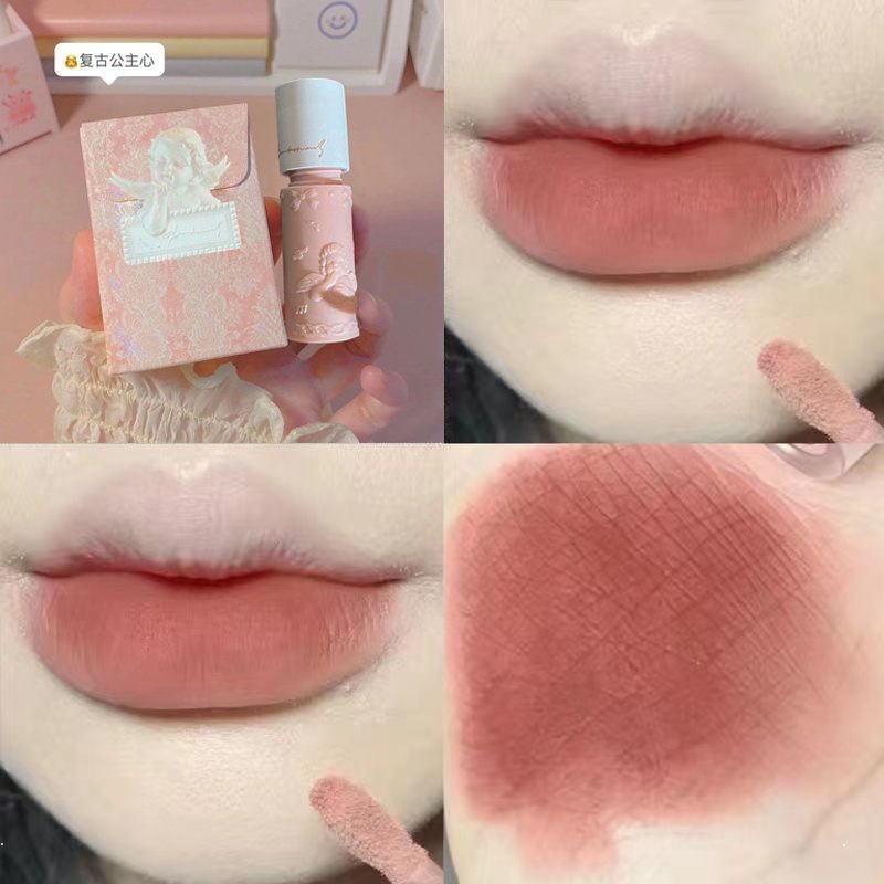 Set 6 Thỏi Son Kem Hiệu PinkyFocus Cho Màu Mượt Mà Kháng Nước Và Dưỡng Ẩm Môi