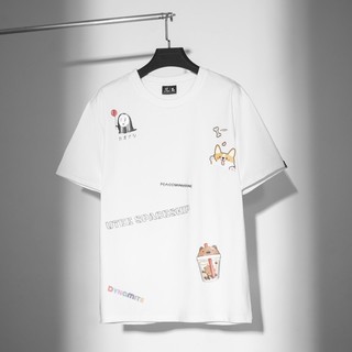Áo thun cotton 100% phối mẫu ngẫu nhiên siêu cute phô mai que form unisex cho nam nữ