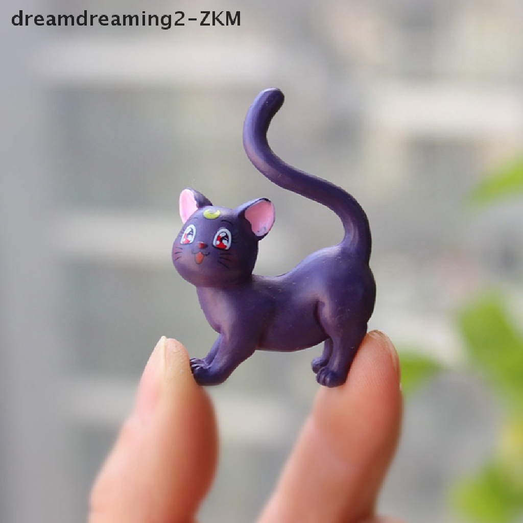 Búp Bê PVC Hình Chú Mèo Dễ Thương Trang Trí Bàn Làm Vườn Tiểu Cảnh