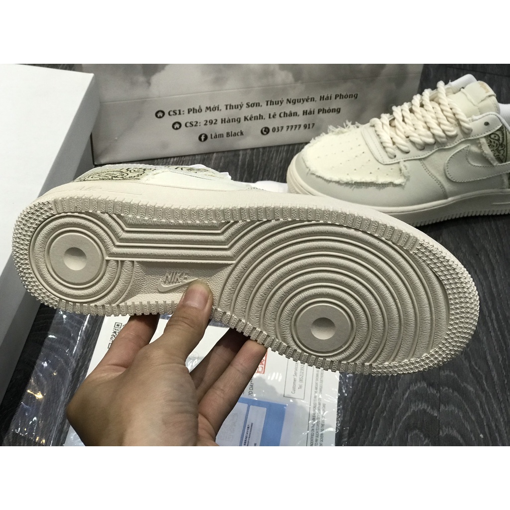 Siêu Phẩm Giày Thể Thao Sneaker A/F1 Big Bag Dây Thừng 2022 Siêu Hot Cao Cấp Ảnh Thật + freeship + Tặng Tất