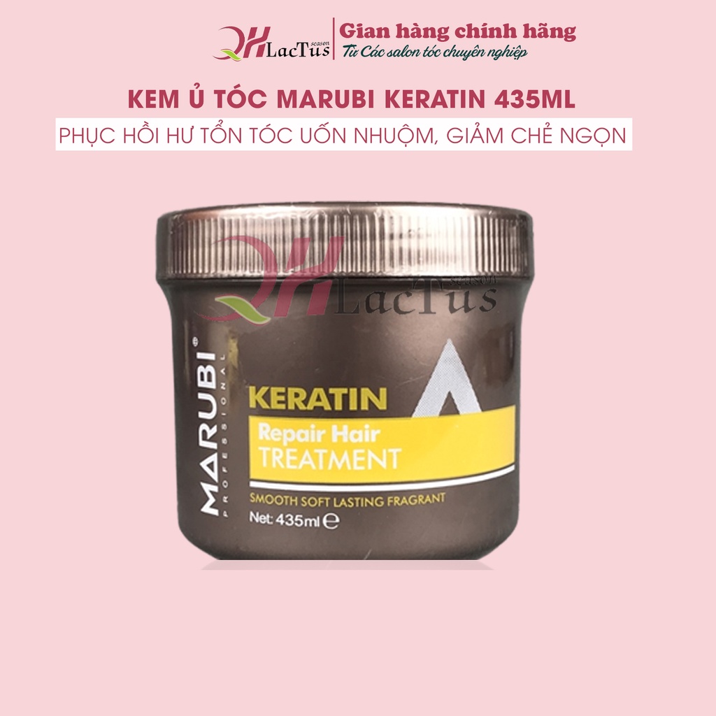 ủ tóc marubi keratin phục hồi hư tổn chống xơ rối và tăng cường độ ẩm hấp tóc marubi 425ml