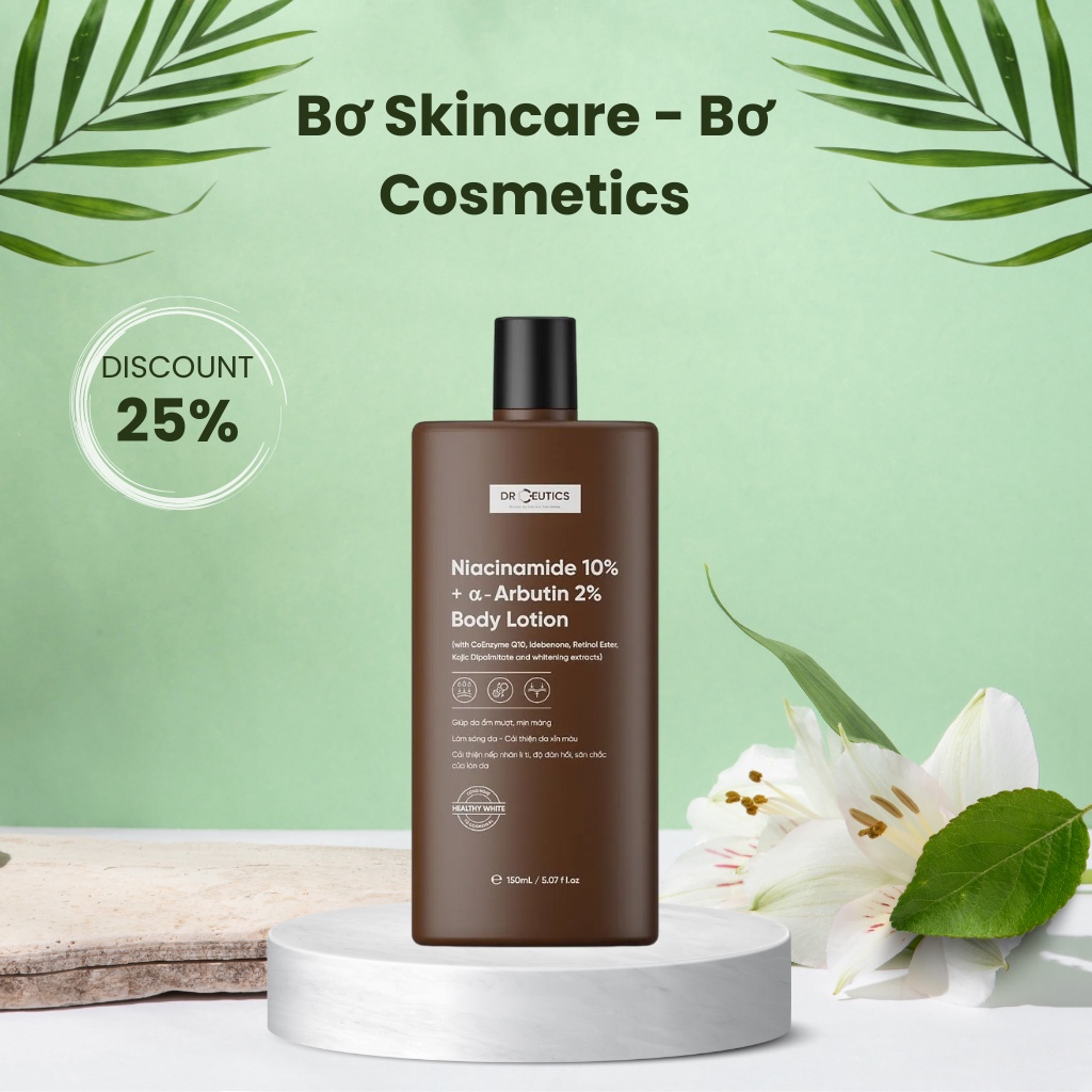 BODY LOTION HEALTHY WHITE DRCEUTICS-Sữa Dưỡng Thể Trắng Da DrCeutics