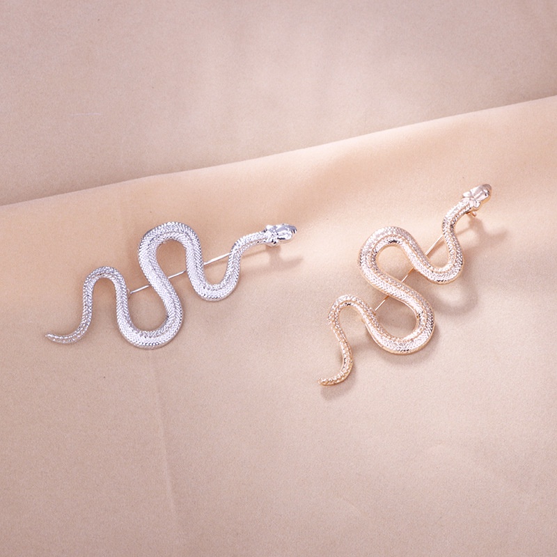 Bán Chạy Trâm Cài Áo Khoác Boa Constrictor Con Rắn Hoàng Đạo Cỡ Lớn Cho Nữ