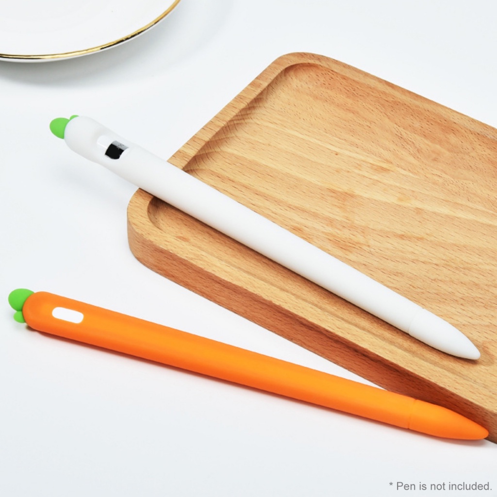 Vỏ bút cảm ứng LENOVO bằng silicon thiết kế hoạt hình thích hợp cho Apple Pencil 1 2