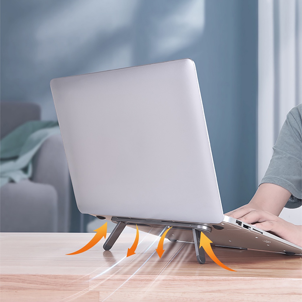 Giá Đỡ Laptop Bằng Hợp Kim Nhôm Hình Hoa Hướng Dương Xinh Xắn