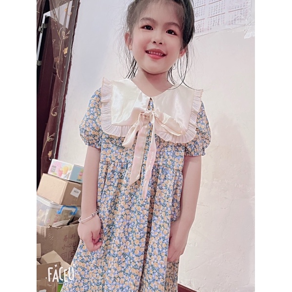 Váy hoa nhí đáng yêu cho bé gái siêu mát mẻ