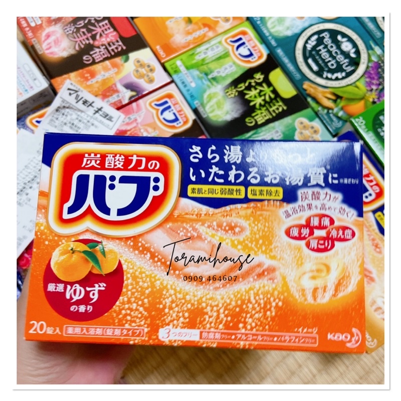 Viên thả bồn tắm Babu KAO