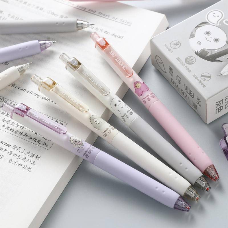 Set 4 Bút Mực Kiểu Dáng Hoạt Hình Dễ Thương