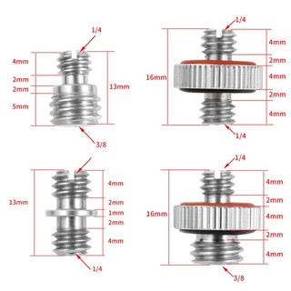Ốc nối đầu đực 1 / 4 inch sang đầu đực 1 / 4 inch 1 / 4 '' cho giá đỡ ba chân