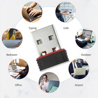 Mini WiFi Adapter 150M USB WiFi Antenna Wireless Computer Network Card