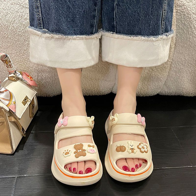 Dép Xỏ Ngón Đế Dày Thiết Kế Mới Thời Trang Dành Cho Nữ