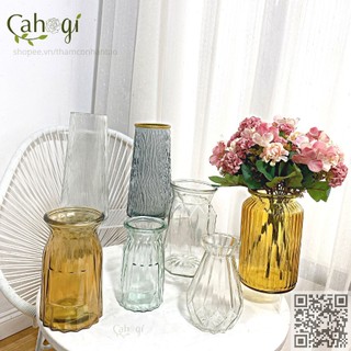 Bình Cắm Hoa Thủy Tinh Phong Cách Hiện Đại Bắc Âu