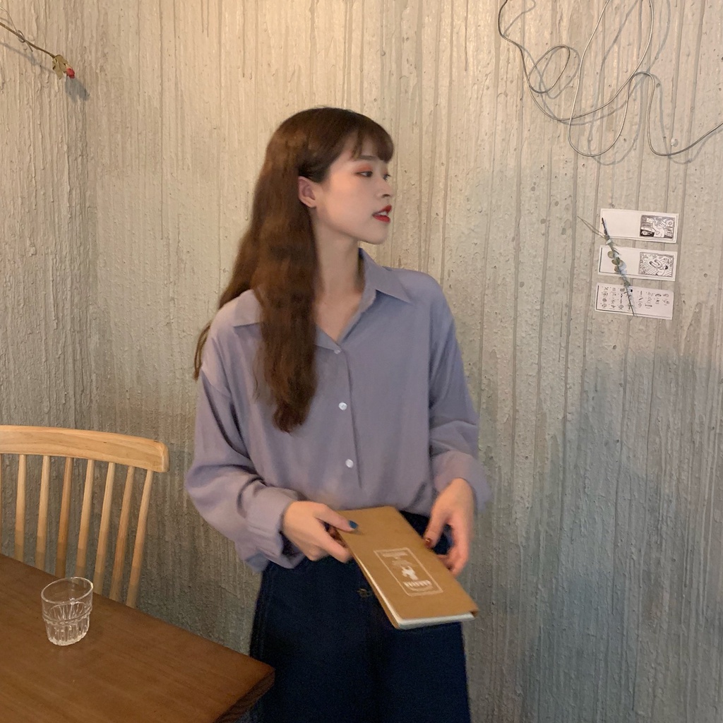 NUZIRO Áo Khoác Dáng Rộng Tay Dài Thời Trang Xuân Thu Cho Nữ