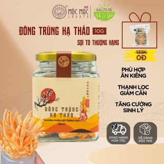 Hộp 10Gr - Đông trùng hạ thảo sấy thăng hoa Mộc mạc garden