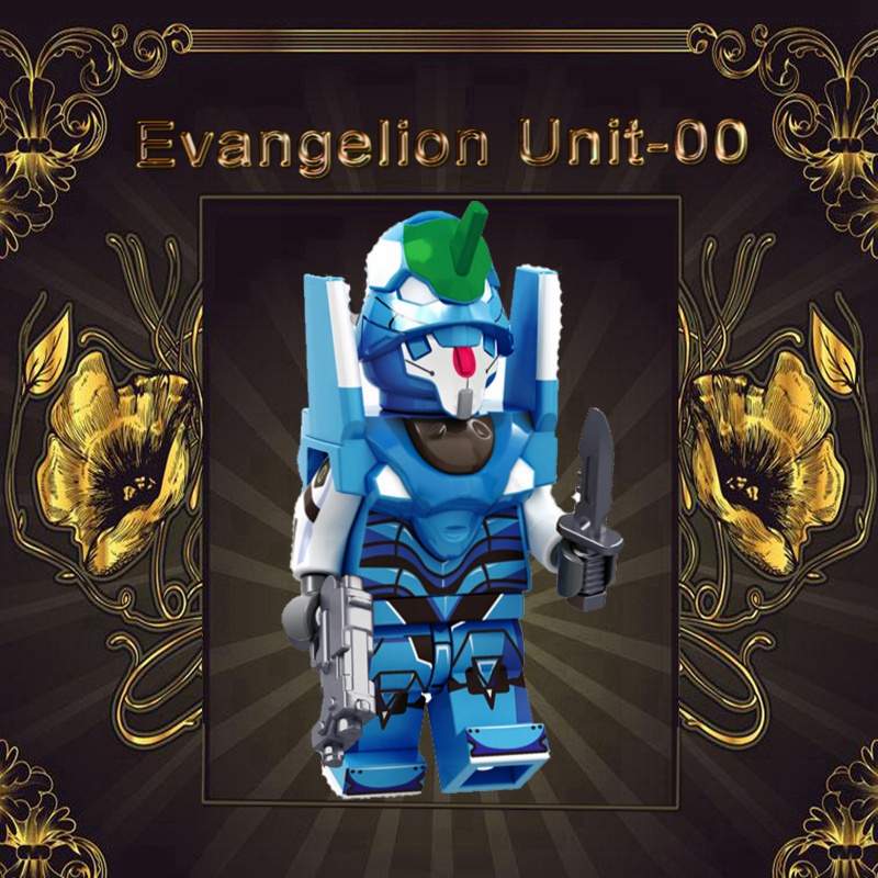 Neon GENESIS EVANGELION EVA Ayanami Rei Đồ Chơi Xếp Hình DIY Giáo Dục Cho Trẻ Em