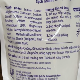 Nước Rửa Chén Bát Sunlight Chanh 100 750g/ 717ml