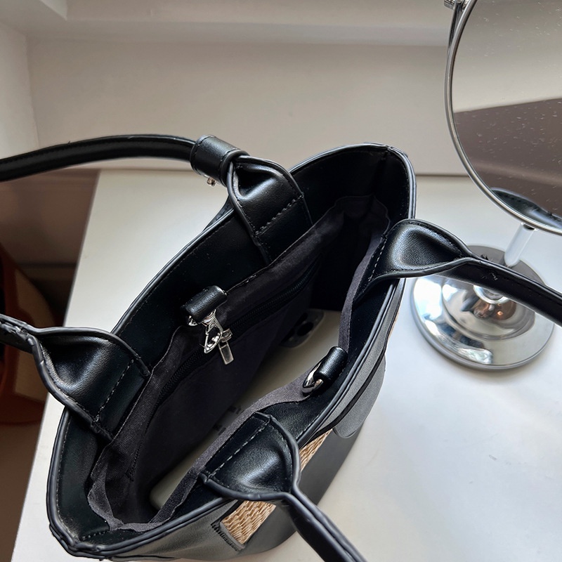 Túi Xách Đan Rơm Phong Cách Retro Dễ Phối Đồ