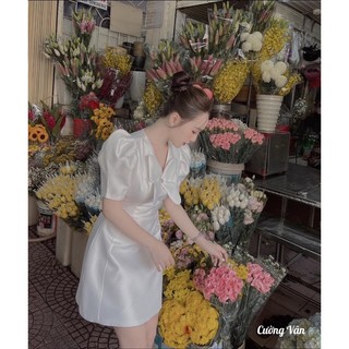 Váy tacta cánh bướm cực sang (sẵn trắng)