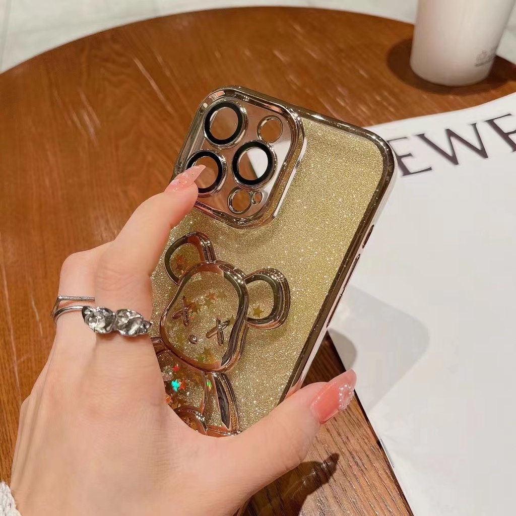 Ốp Điện Thoại iPhone 14 13 12 11 Pro max 14 plus case ốp lưng điện thoại i phone 14 13 12 11 promax Mềm Trong Suốt Chống Sốc Phối Kim Tuyến Nước Cho iP 14 plus 13 12 11 14 Promax