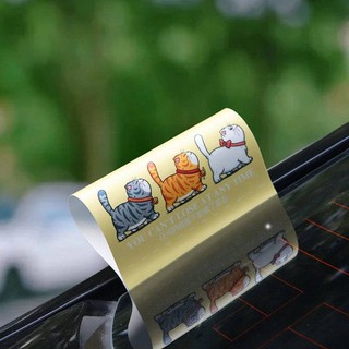 Washed Mark Stick Label Car Label Cat Decoration Bunny Stick Label Logo Bumper Stickers Creative Reflection Sticker lego stickers car stickers decals car decoration