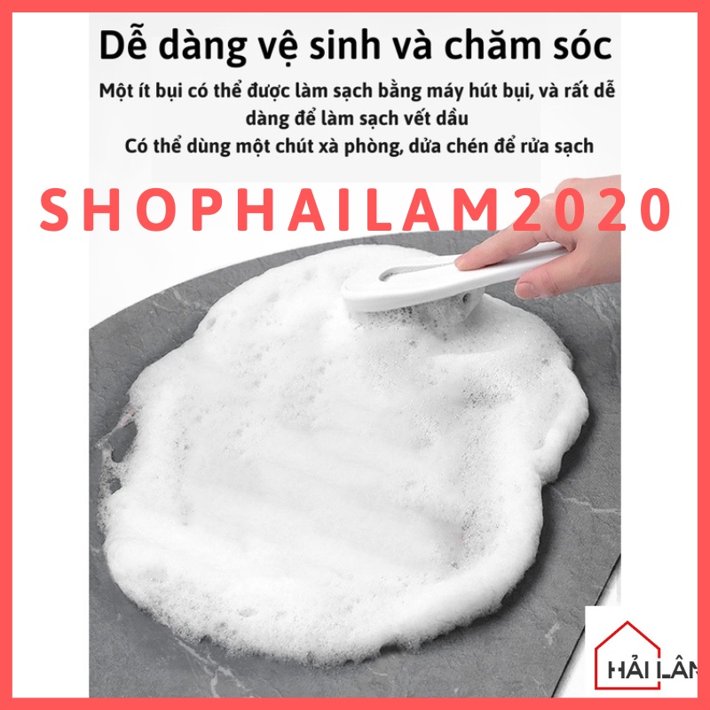 Thảm bếp silicon cao cấp, thảm trải sàn lau chân thấm hút chống trơn trượt (40*60,40*120)